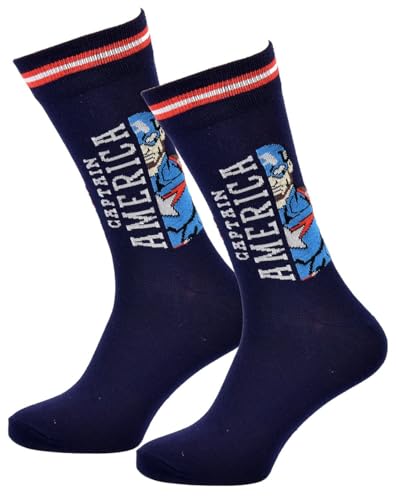 OZABI - Calcetines para hombre MARVEL AVENGERS, CAPTÁN23, 39-42