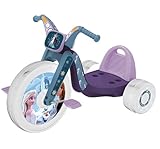 Frozen Ride-On 15' Fly Wheels Cruiser Tricycle Bike, Trike Has Built-in Light on Both Sides of Big Wheel, Ages 3-7, for Kids 41”-44” Tall - 70 lbs. Weight Limit