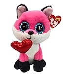 Ty Beanie Boo Parfait The Pink Valentine Fox - 6'