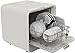 Mini Lavavajillas De 220 V, 4 Programas De Desinfección Rápida De Frutas, Consumo De Agua De 5 L, Mesa De Funcionamiento De Control Simple Lavavajillas Cocina Secador De Platos