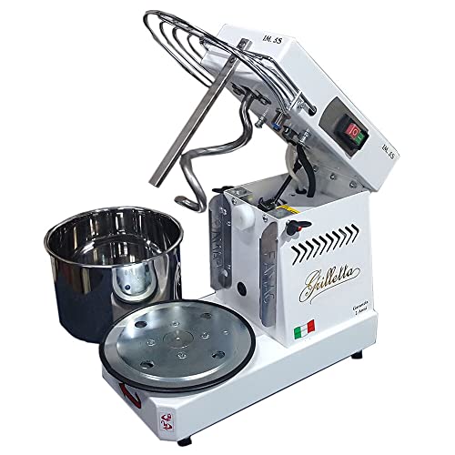  Macchina del pane pizza Impastatrice a spirale professionale 5 KG RIBALTABILE per pane, pizza, biscotti, panettone, dolci, per un utilizzo casalingo o professionale Famag GRILLETTA. Nuova Gamma!!!!!!!