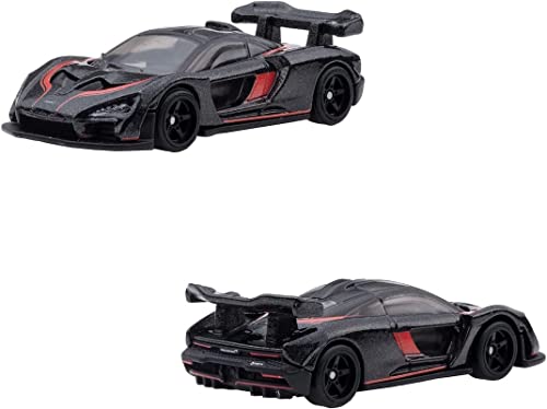 Set 2 autos McLaren Senna y 720S metálicos Hot Wheels miniatura 2