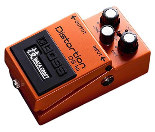 Image of Boss DS-1W Waza Distortion Effect Guitar Pedal Bundle with Gearlux Instrument Cable, Picks, and Austin Bazaar Polishing Cloth