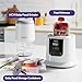 NCVI Baby Milk Warmer 3 Mins Fast Heating 8 in 1 Functions, Infant Breast Milk Bag Warmer with Timer and Precise Temperature for All Size Materials Bottles, Milk Freezer Bags and Pacifier Sterilize