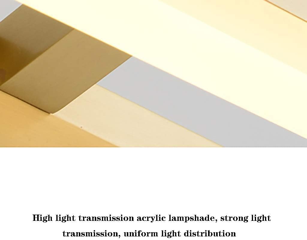 Lampa lustrzana, lampa ścienna LED, miedziana lampka nocna, sypialnia, salon, lampa ścienna, lustro łazienkowe, reflektory, lampy do lustra łazienkowego(50cm)