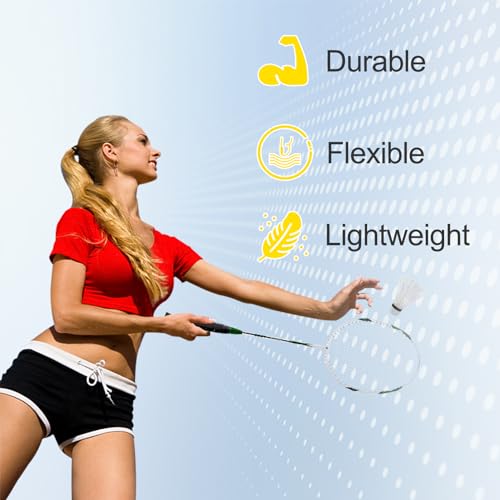 Image of 6 Packs Pickle Paddle Ball Grip Tape Tennis Badminton Racket Overgrip Comfort Dry Feel Racquet Pick Handle Wrap Ball Equipment Accessories Kit Tennis Lovers Women Men Birthday Blue