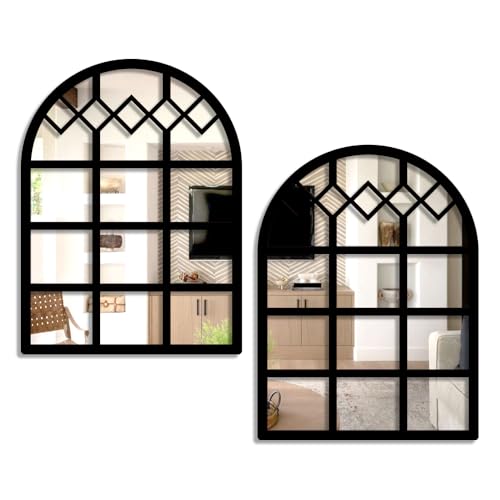 Image of Sehaz Artworks Home Decoration Items for Living Room | Jharokha Wall Decor Item for Living Room | Wall Hanging Decoration | Wall Decor Items for Bedroom | Decorative Mirror for Wall Decorations