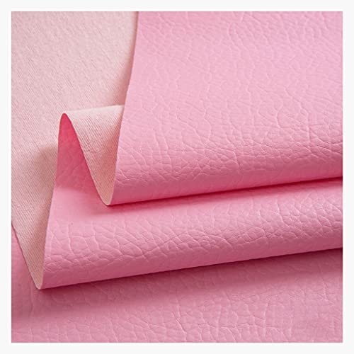 Tissu similicuir rose 140 cm au mètre pour rénovation de chaises et canapés