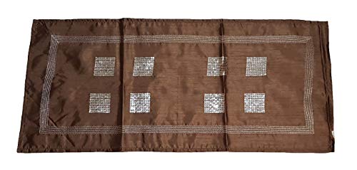 Duffi Home Camino de Mesa, Marrón, 90 x 40 cm