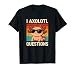 I Axolotl Questions Adults Youth Kids Retro Vintage T-Shirt