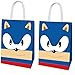 16 video game party bag hedgehog Sonic party paper bag, Hedgehog party's sonic gift bag child adult birthday party theme party gift