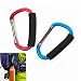 YOTOM 2x Carabiner Hook - 5.4" Large Aluminum D-Style Carry Handle with Sponge for Shopping Bags Handbag Tote Stroller Carrying