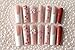 Extra Long Coffin Press On Nails – Pink Valentine Glue On Fake Nails