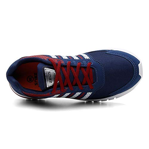 Tênis Jogger Masculino Casual Zeus Azul/vermelho 39