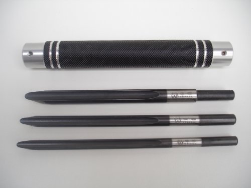 3 WIEDEMANN Mèche FROM tubes avec manche Double polissage et aluminium broche pour drechsler, woodturning Wood Turner