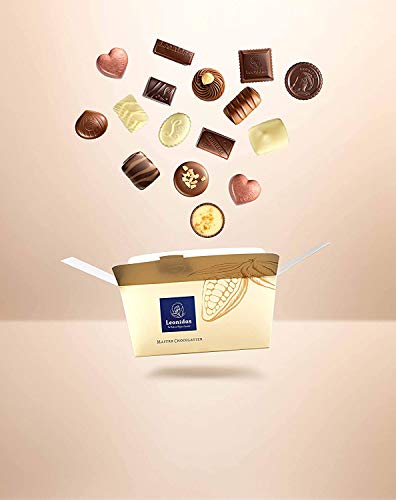 Leonidas Belgian Chocolate Assortment Gift Box (750 g, 42 pcs Approx) + FREE 6-Piece Gift – Luxury Ballotin with Pralines, Ganaches & Creams | Premium Belgian Chocolatier Gift for Celebrations