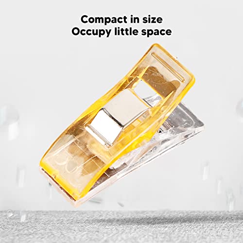 100 peças de clipes de costura patchwork clipe de posicionamento de plástico clipe de machado clipe