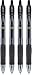 Pilot G2 Premium Gel Roller Pens 0.7, Fine Point Smooth Writing Pens Black, Pack of 4