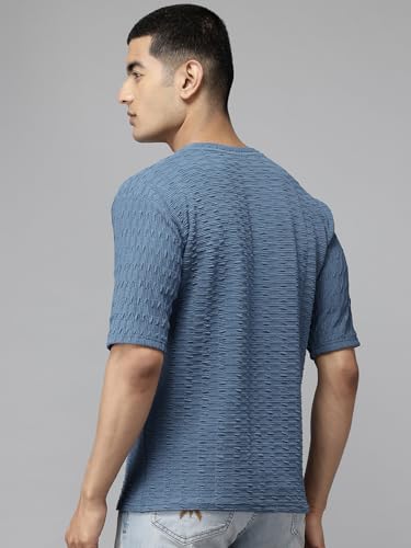 Image of TICOSS Men's Polyester Regular Fit T-Shirt