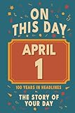 Happy Birthday! April 1: On This Day in Headlines – Nostalgic April 1 History Book with Authentic News and Memories – Perfect Birthday or Anniversary Gift