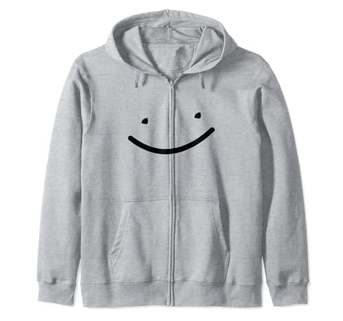 Merche divertido y lindo con una sonrisa blanca para hombres, mujeres, niñas, niños y niños Sudadera con Capucha