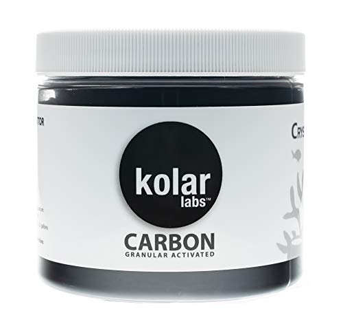 Kolar Labs Crystal Cal Activated Carbon – Small Jar, Activated Charcoal for Aquariums and Fish Tanks
