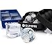 SUMPRI Sphere Ice Mold & Big Ice Cube Trays Novelty-Silicone Ice Ball Maker With Lid For Infused Ice Or Whiskey Glasses [2 Pack] Large Round Spheres Reusable & BPA Free (Blue)