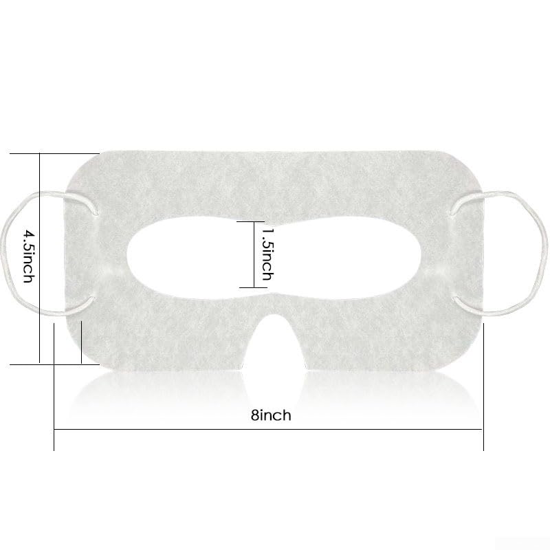 Einweg-VR-Schweißpads für Meta 3S, atmungsaktiv, hygienische Gesichtsabdeckungen, 100 Stück VR-Zubehör für Gaming und Fitness