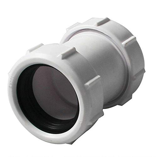 Buy Straight Pipe Connector SENRISE 40mm PVC Pipe Connector Compression