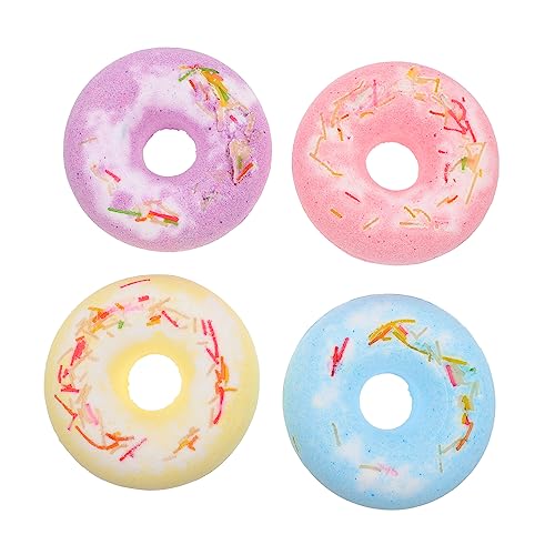 Hoement 4 Pçs Conjunto De Bola De Sal De Banho Conjunto De Presente De Banho Sabonete De Limpeza Pre