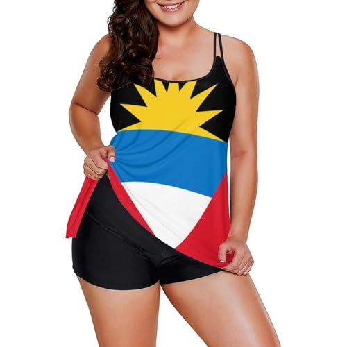 Women Plus Size Tankini Swimsuits Tank Tops Tummy Control Shorts Bathing Suits