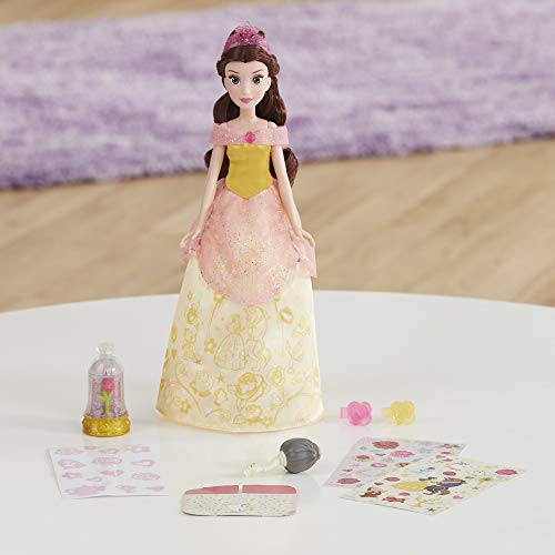 Disney Princess Disney Princesses La Belle Et La Bête Belle Robe Enchantée Et Paillettes 30 Cm - vue 4