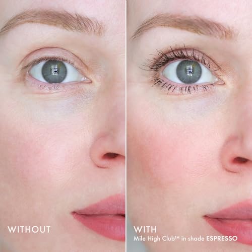 Image of Wander Beauty Mile High Club Soft Brown Mascara - Defining, Lengthening, Water-Resistant - Cruelty Free - Smudge-proof, Flake-proof. Castor Oil and Peach Leaf Extract, 0.31oz