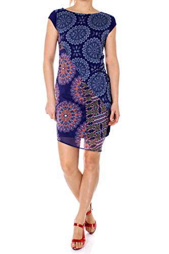 Desigual Woman Short Dress Vest kiroga 19swvw95 38 (s) Violet