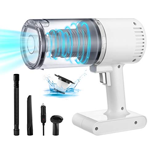 isYoung Car Vacuum Cleaner, 6500PA Corded Handheld Vacuum, 12.46 Foot Cable Auto Dust Buster, Car & Auto Accessories Kit for Cleaning Car Interior