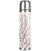Retro drzewa i gałęzie termos izolowany próżniowo butelka na wodę kompaktowy kubek podróżny do kawy ze stali nierdzewnej 43 ml