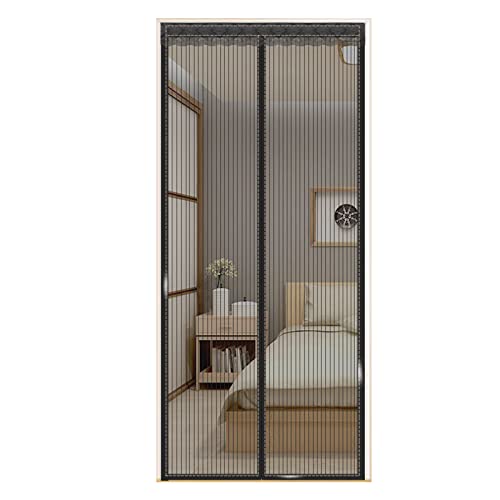 KVOLTT Porta mosquiteira magnética de montagem autocolante sem perfuração, porta de cortina magnética é ideal para porta de varanda porta de pátio de sala de estar, fecho automático (140 * 240)