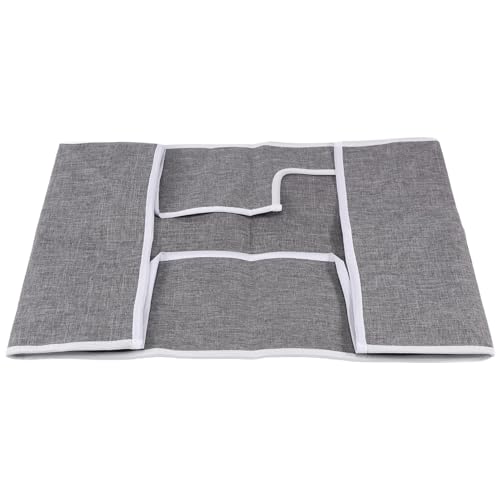 Cpolebev Cover Orizzontale Stile Semplice per Console di Gioco Proteggi Copertura Antipolvere per Giochi Accessori da Gioco,Grigio