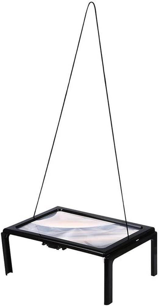 Reading 3X Magnifier Full Page Optical Magnifying Foldable A4 LED Lens Desk Magnifying Glass for Sewing Knitting
