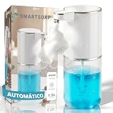 Dispensador de Jabon - R2TECH Dispensador Jabon Baño y Cocina Automático, Sin Taladro 380ml