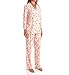 Carole Hochman Women's Floral-Printed Long Pajama Set