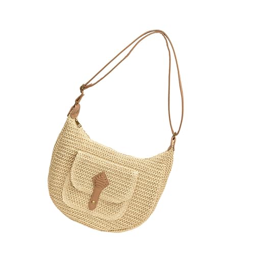 Sac de plage en paille léger pour femme qui évite les douleurs à l'épaule