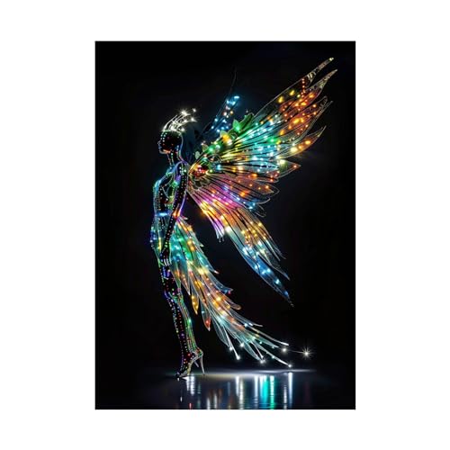 Impression sur toile figurine 60x80cm art mural moderne sans cadre