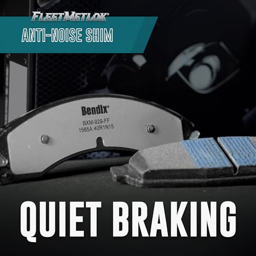 Image of Bendix Fleet Metlok MKD1083FM Semi-Metallic Front Brake Pads for Ford F-150 2009-2004, Lobo 2005-2004