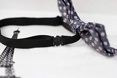 Egurs Pet Bow Tie Adjustable Dog Tie Christmas New Year Pet Jewelry for Medium and Large Cats Dogs Pink - Image 4