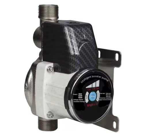 Image of Flojoy Intelligent 24V DC 3 Speed, 150W Permanent Magnet, Silent Automatic Booster Pump 33L /min Flow With 220V Ac Adapter for Shower /Geyser /Washing Machine Dishwasher (2 Points Equal pressure)