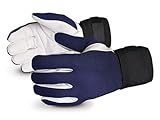 VIBGV/XL Vibrastop Goatskin Leather Palm Full-Finger Vibration-Dampening Gloves, Size Extra Large