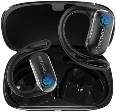 AI Language Translation Earbuds - 144 Languages Real-Time Translator With Noise Cancellation