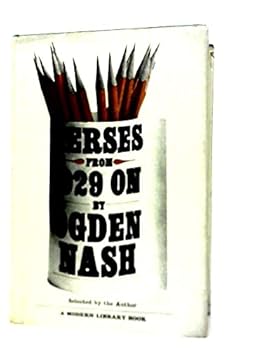 Hardcover Verses from 1929 On Book