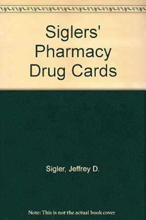 Pharmacy Drug Cards 300 Cards with Binder, 20th Edition 9781880579442